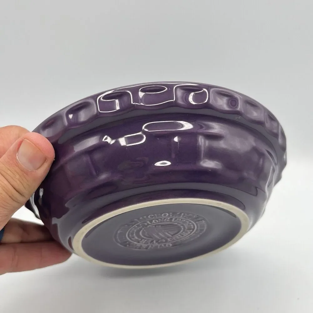 Longerberger Purple 7 1/4 Inch Pie Plate